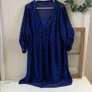 Torrid Size 2 Blue Dress